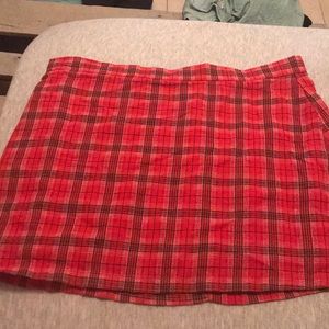 Plaid skirt